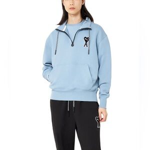 Puma Ami X QuarterZip Sportswear Hoodie Size Xs